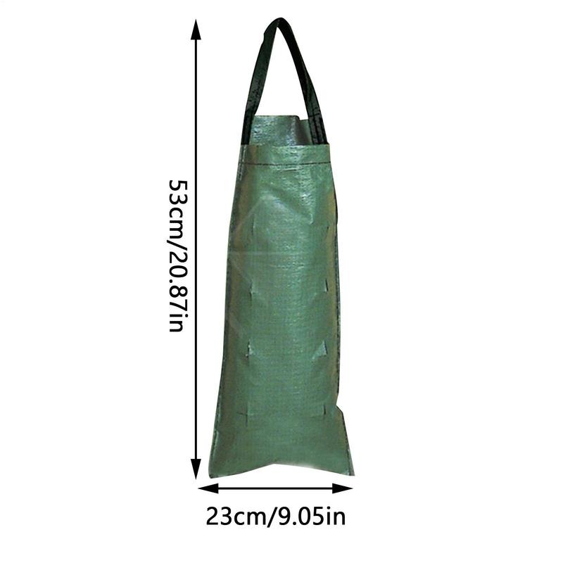 Hanging Strawberry Planting Bag Vertical Garden PE Flower Grow Bag Flower Vegetable Planter Indoor Outdoor Decor