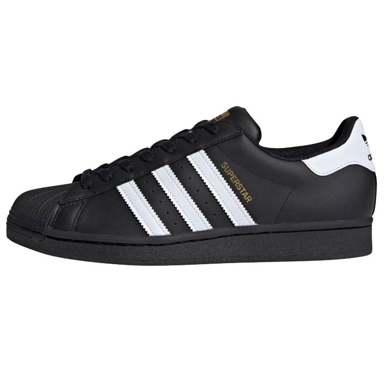 New Adidas Originals Superstar Core Black Cloud White Gold EG4959