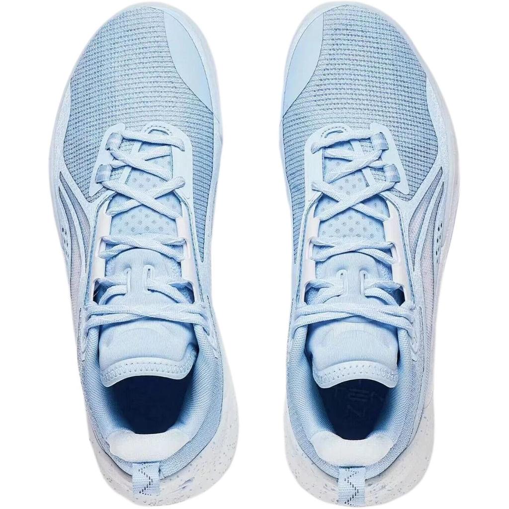 Li Ning Kids Speed 10 Comfortable Soft Durable Low Top Basketball Shoes Kids sneaker Blue YKBT115-5