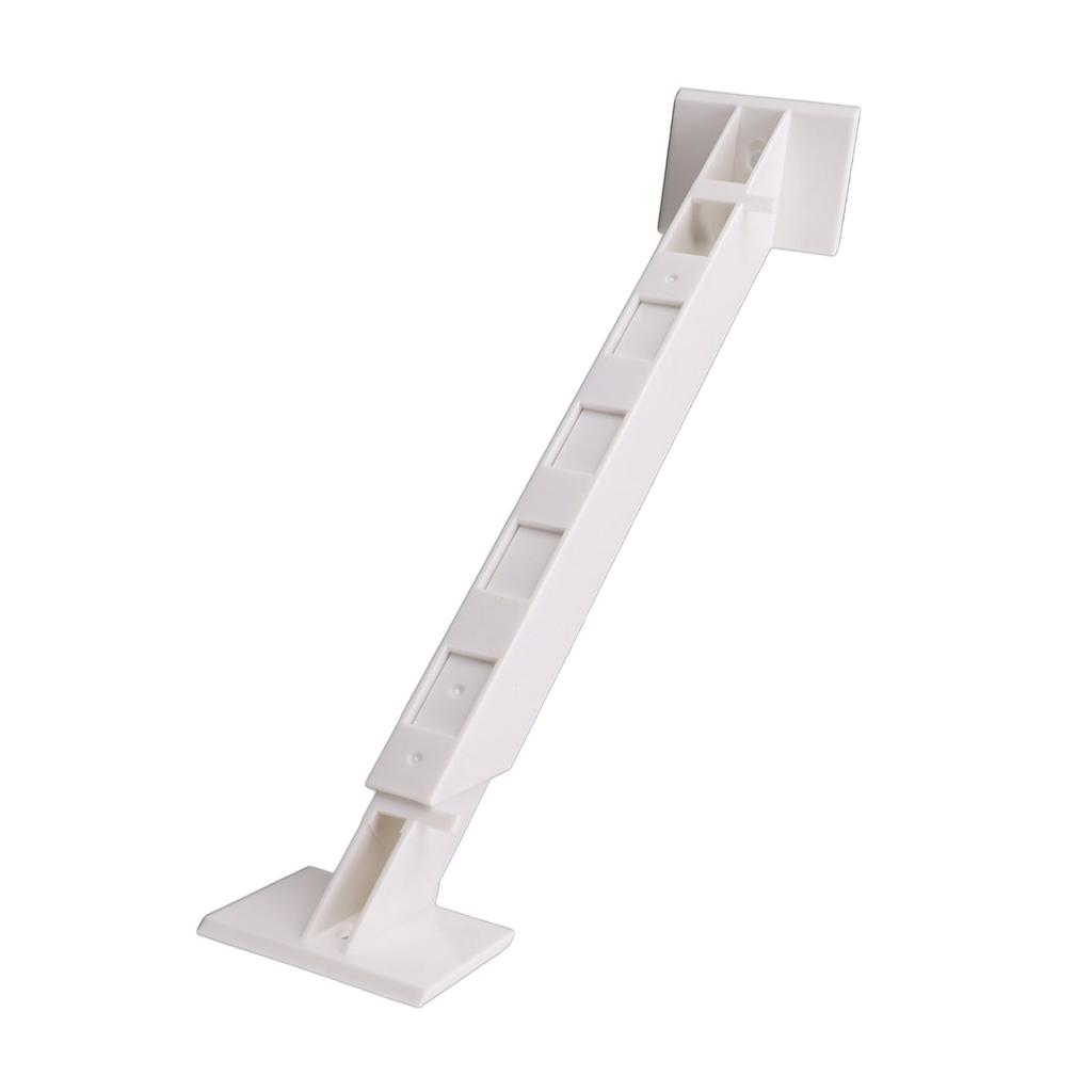 Shower Corner Storage Bar ABS Plastic Self Adhesive Telescopic Bathroom Corner Storage Bar Rod