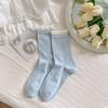 Summer Hollow Out Thin Women Socks Ballet Style Sweet Girls Ruffle Socks Cute Bow Lolita Kawaii Breathable Middle Tube Socks New