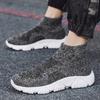 Scarpe da Corsa High-Top Slip-On in Mesh Flyknit da Uomo 2026 - Calzature Sportive Casual Autunnali Comode