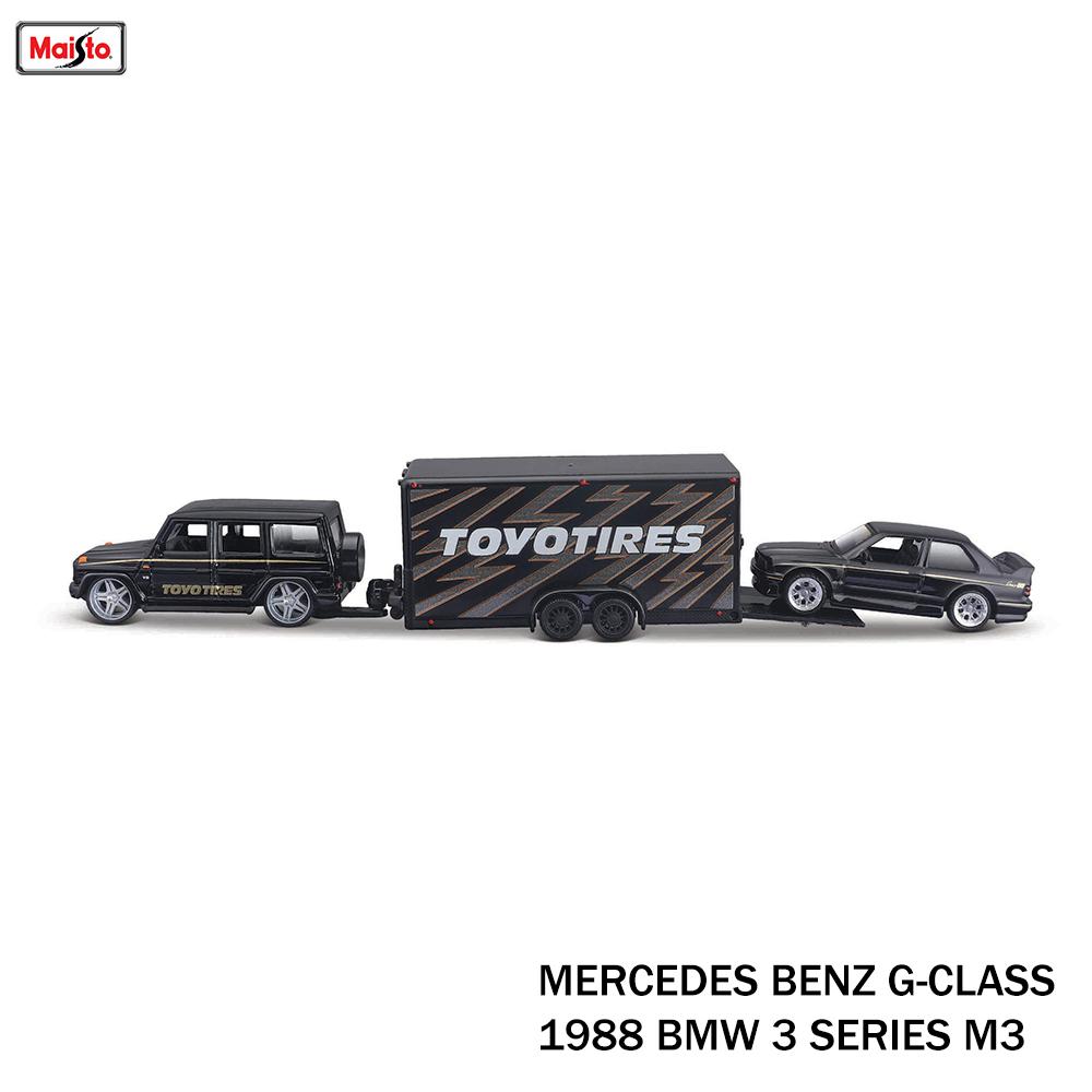 Maisto 1:64 1979 Chevrolet® K5/Car Traller/1971 chevrolet vega Blazer die-cast precision model car Model collection gift