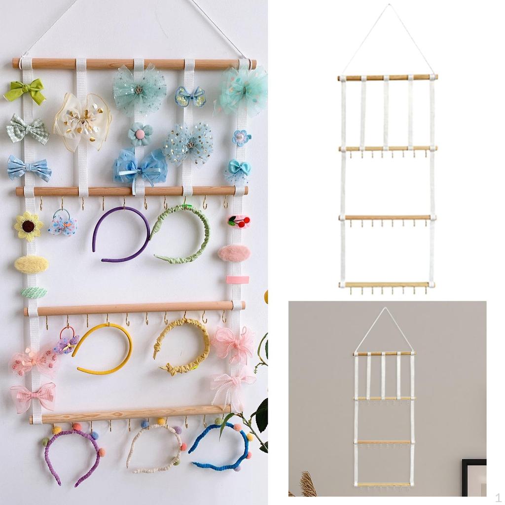 Hair Accessories Organizer, Stylish Storage Solution for Girls' Bedroom or Nursery