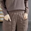 Weight Warm Down Trousers Winter Outerwear Work Trousers Windproof Harem Pants Women