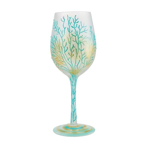 Enesco Lolita Wine Glass Under the Sea 6012482