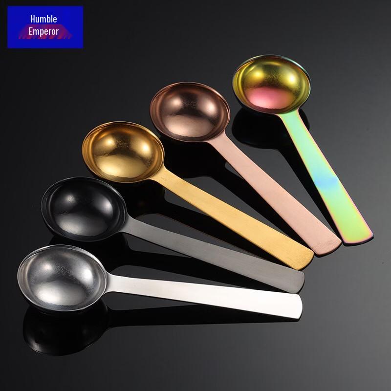 Qianxing 304 Stainless Steel 15ml Rose Gold Measuring Spoon (5-Pack)