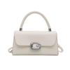 ins niche French texture bag women's 2025 summer new lock small square bag foreign style shoulder messenger bag