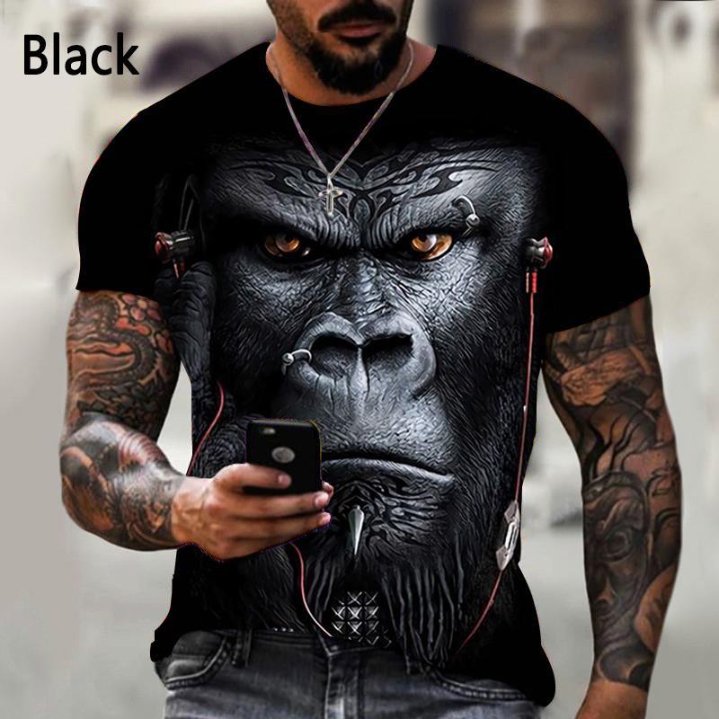 

Fashion Gorilla Monkey 3D Printed Unisex T-shirt 6XL