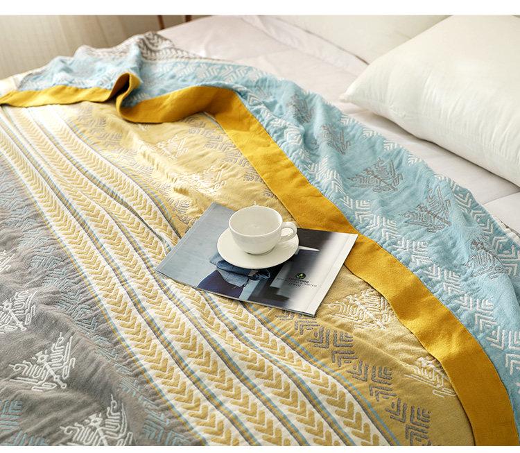 Five-Layer Gauze Summer Blanket: Thin, Cool, and Perfect for Naps