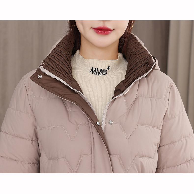 Women Jacket Coats Long Parkas Down Hooded Overcoat Winter Thick Warm Jackets Windproof Casual Student Coat