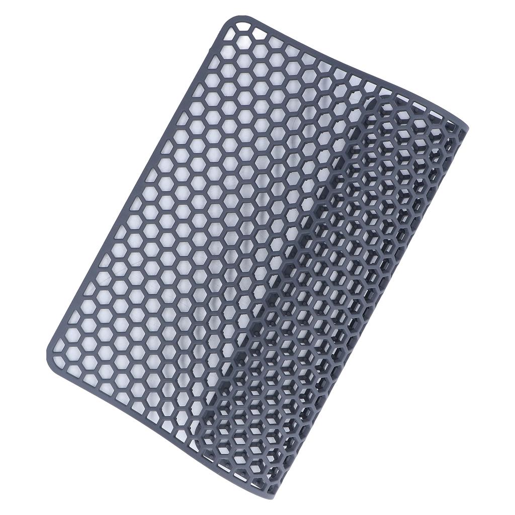 Spülbeckenmatte Silikon Langlebiges Gitterdesign Rutschfeste Spülbeckenschutzmatte für Küche Edelstahl Keramikspülbecken