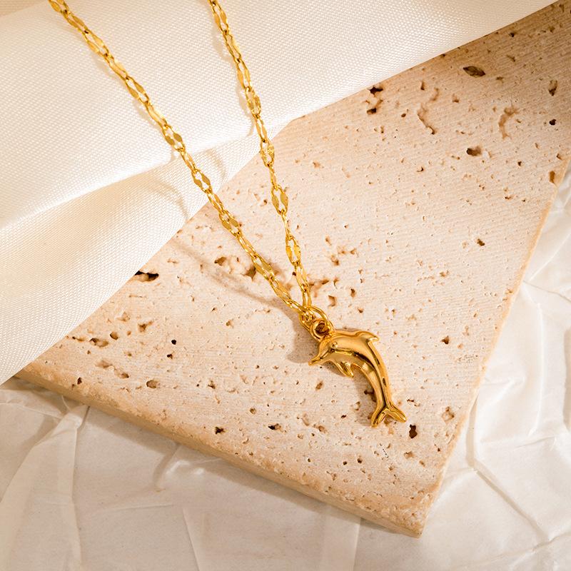 

Ocean Pendant Necklaces For Women Girls Stainless Steel Starfish Charm Choker Chains Clavicle Necklace Jewelry