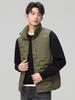 Men's Lightweight Stand-Up Collar Down Vest - Winter Warm Sleeveless Gilet with 90% White Duck Down