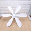 AC 220V 20W 6 Blätter Eine Geschwindigkeit 16,5" Deckenventilator Mini-Ventilator Studentenwohnheim Hängeventilator mit 1,8 m Stromkabel Ein-Aus-Schalter