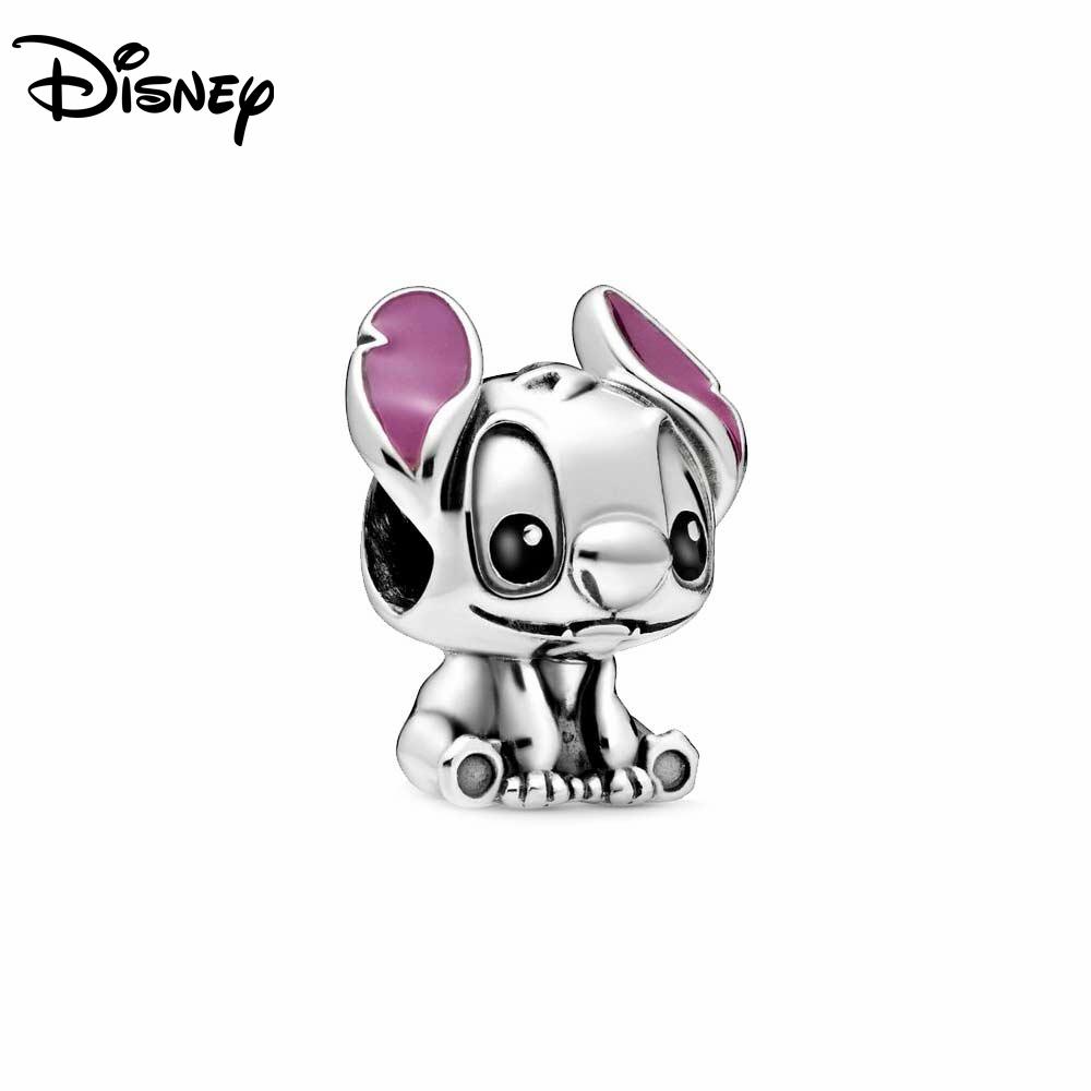 925 Silver Pendant Mickey Winnie Cute Series Charms Beads Fit Bracelet Necklace Women DIY Festival Luxury Jewelry Gifts