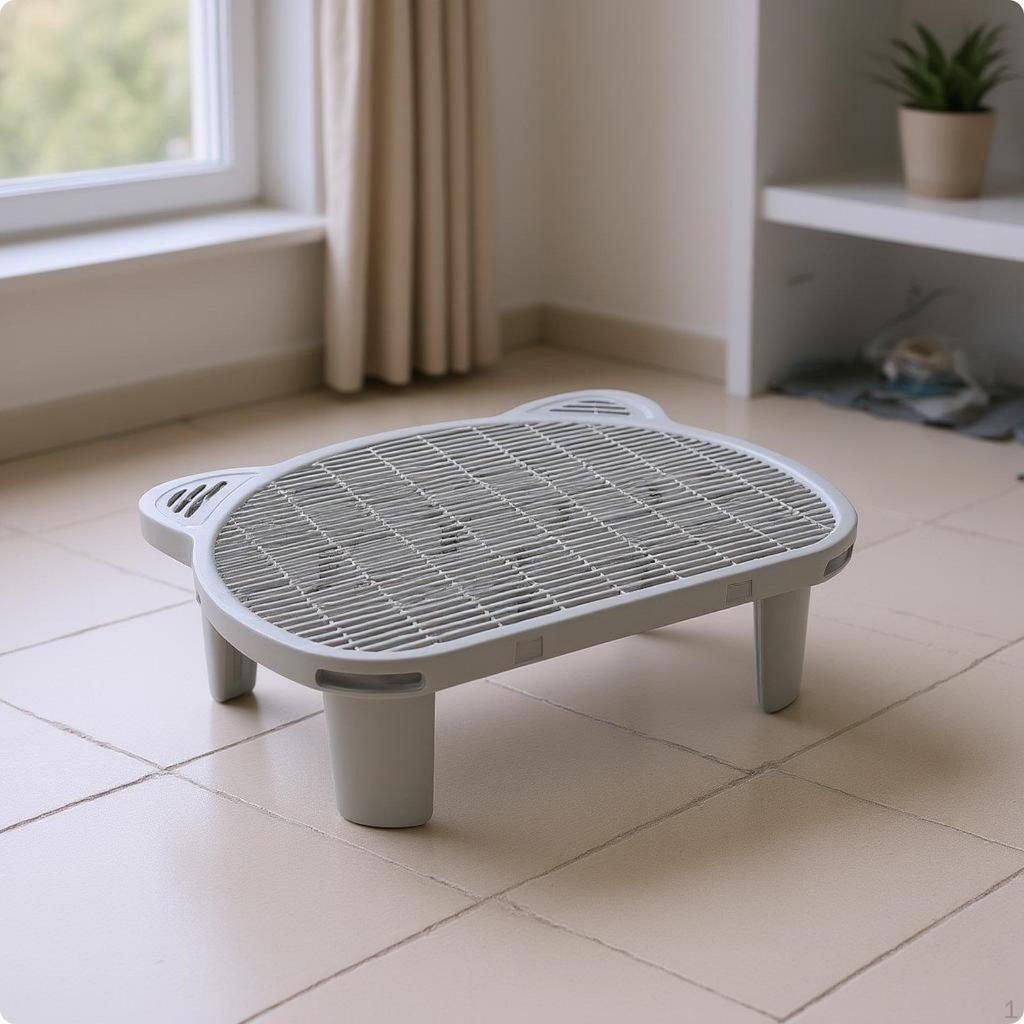 Cat Litter Catcher Mat Anti Scatter Toilet Area Paw Cleaning Pet Supply for Washroom, Laundry