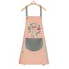 Wipeable Waterproof Oil-Proof Cartoon Wreath Rabbit Kitchen Nail Shop Apron