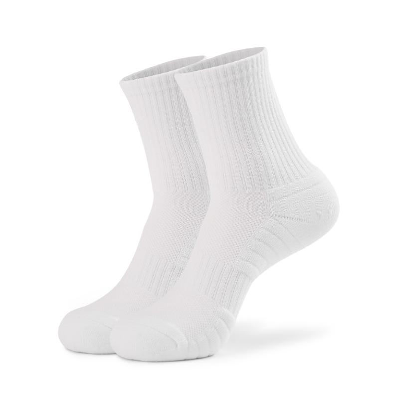 Herren Dicke Baumwoll-Sportsocken - Atmungsaktiv, Schweißabsorbierend, Basketball- und Laufsocken