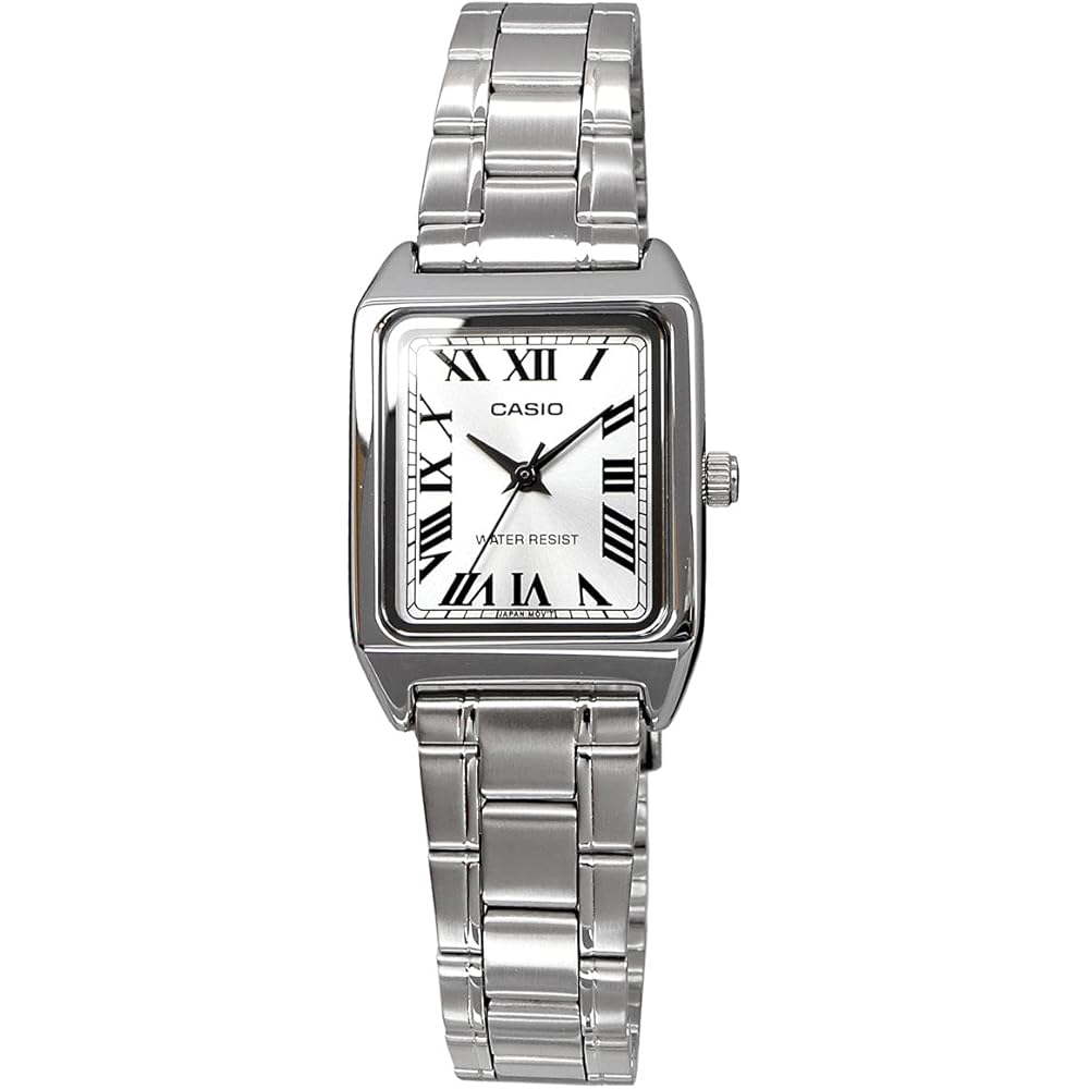 Casio Casio Standard Cheap Casio Women's Quartz Watch Brass Stainless Steel Metal Silver LTP-V007D-7B