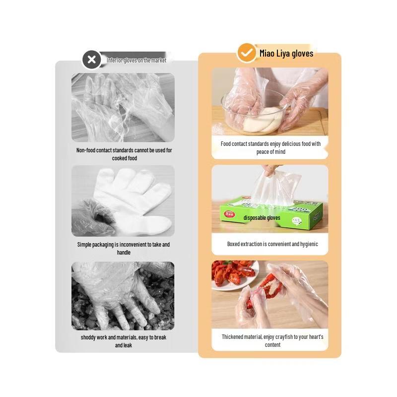 Meiliya Disposable PE Gloves