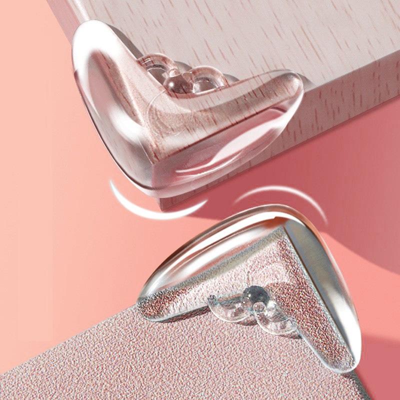 10 stk Baby Safety Lysende silikonbeskytter Bord Hjørnekantbeskyttelsesdeksel Elektrisk stikkontakt Barn Antikollisjonsvern