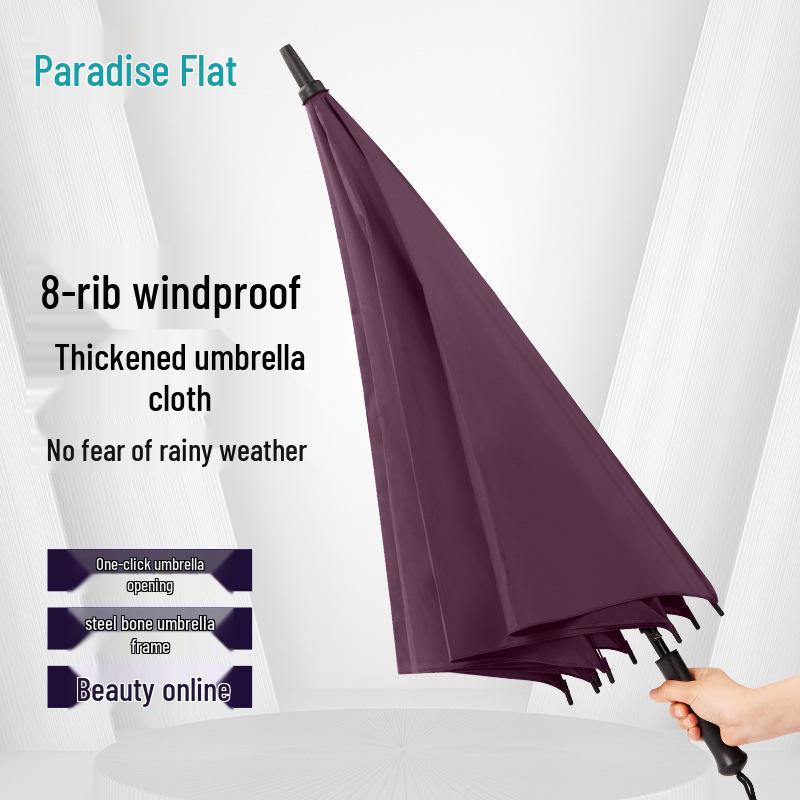 Heavenly Custom Logo Long Handle Stormproof Umbrella