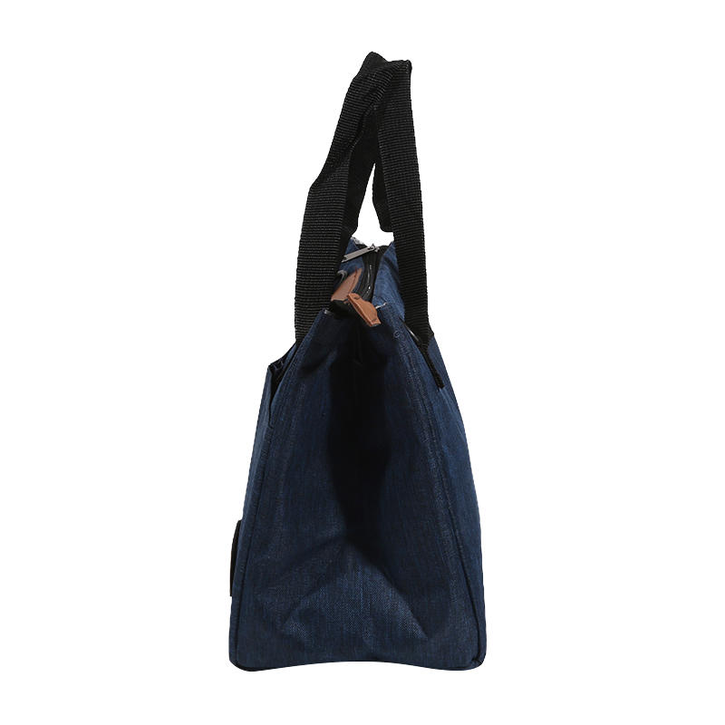 Portable Triangular Lunch Food Box Bag Insulated Bag Outdoor Travel Crossbody Bag Waterproof Cooler Ice Insulated Case Oxford Dinner Handbag