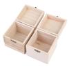 Storage Box Tung Wood 10*10*10cm 3.93*3.93*3.93inch