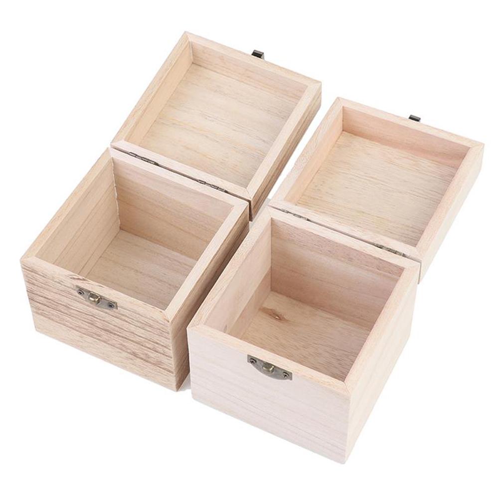 Storage Box Tung Wood 10*10*10cm 3.93*3.93*3.93inch