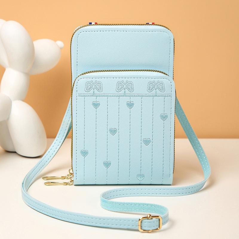 Women's bag, mobile phone bag, small bag, new simple and fashionable spring shoulder messenger bag.