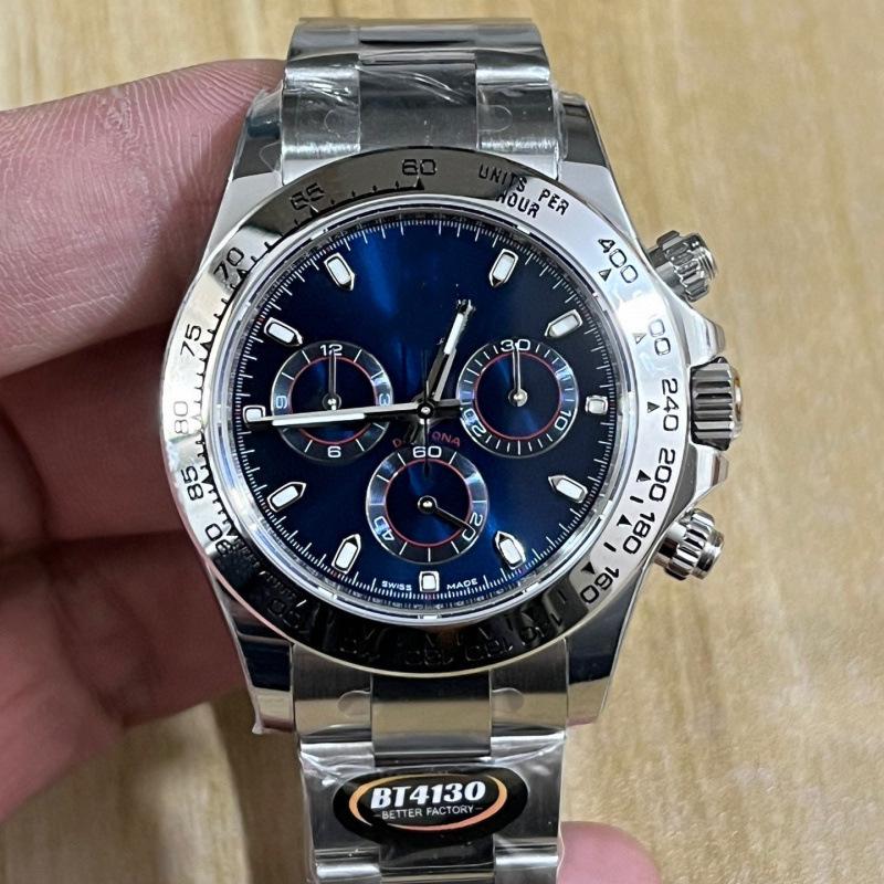 Relógio Mecânico Multifuncional Masculino Laojia Daytona, Design de Três Olhos e Seis Ponteiros