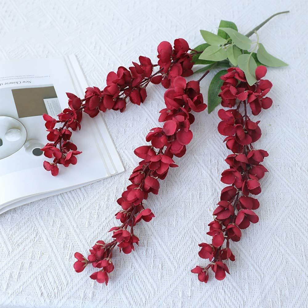 3 Fork Artificial Flower Vine 60cm Long Hanging Rattan Flower  Home Decoration