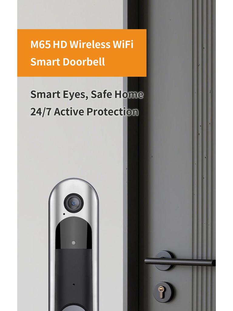 Two-Way Intercom Doorbell with Night Vision & Mobile Monitoring