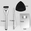 4PCS With Powder Puff Spatula Cosmetic Brush Set Cosmetic Tools  Liquid Foundation Accessories