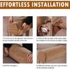 2er-Pack Samt Stretch Armlehnenbezüge - Rutschfeste Sofa Sesselbezüge, Weiche Elastische Armschoner für Wohnzimmer Couch, Bürostuhl, Sessel