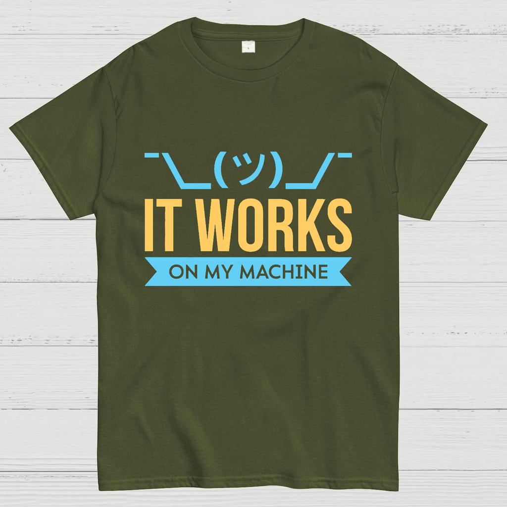 It Works On My Machine Cotton Summer Casual Cool Loose T-Shirt