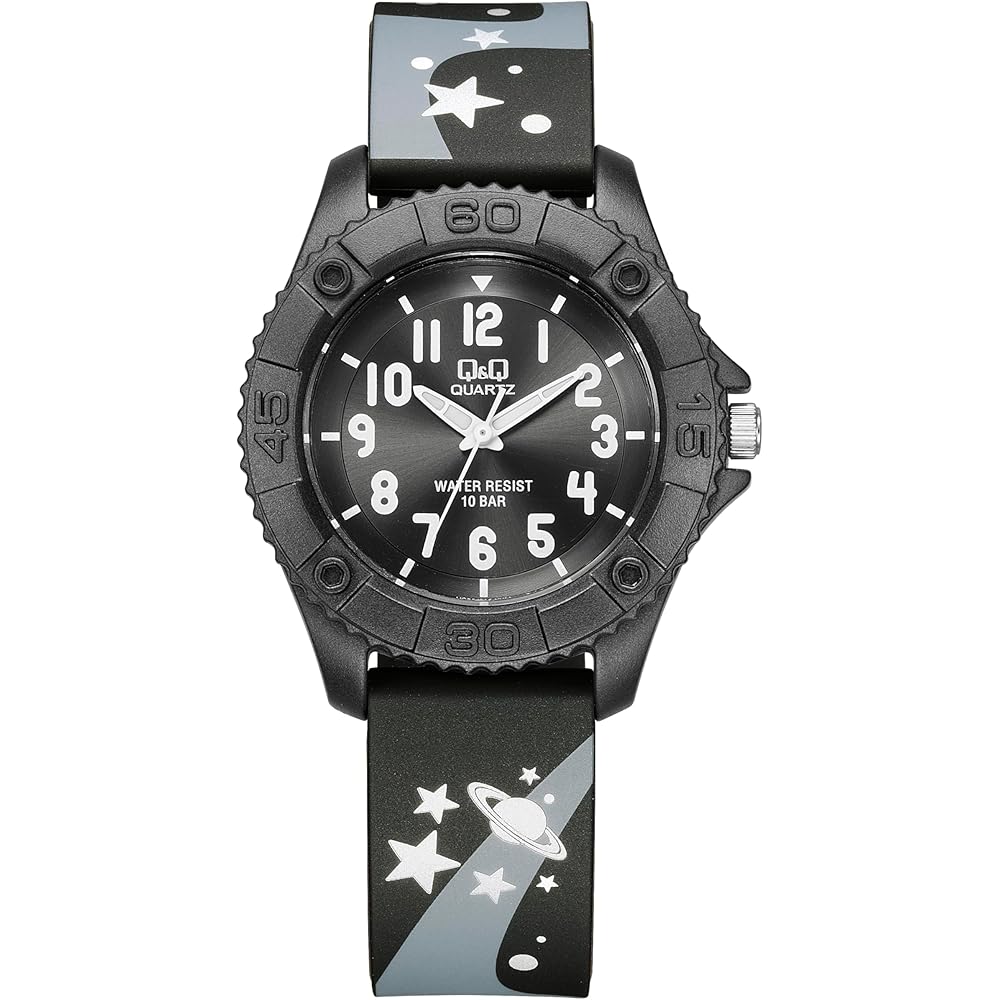 Citizen Q&Q Kids Collection Analog Watch 10 ATM Water Resistant Black Gray