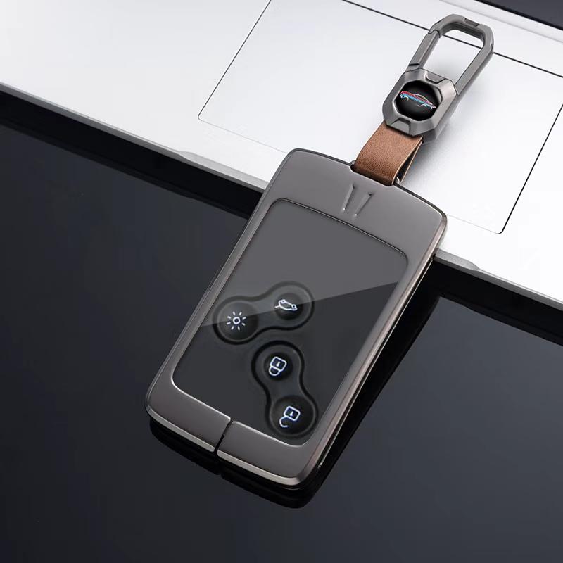 Car Key Case Cover For Renault Koleos Kadjar Captur Megane Talisman Espace Clio Zoe Scenic 4 Arkana Dacia Sandero Auto Key Bag