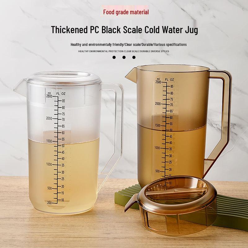 High-Temperature Resistant Large Capacity Plastic Cold Water Kettle for Milk Tea, Juices, and Catering