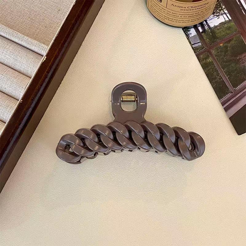 

High-End Milk Coffee Claw Clip: Women s Large Summer Hair Accessory, 2023 Style