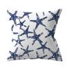 Navy Blue Mandala Nordic Geometric Pillowcase 45x45 Cushion Cover Decorative Pillow Sofa Cushion Home Decor Polyester