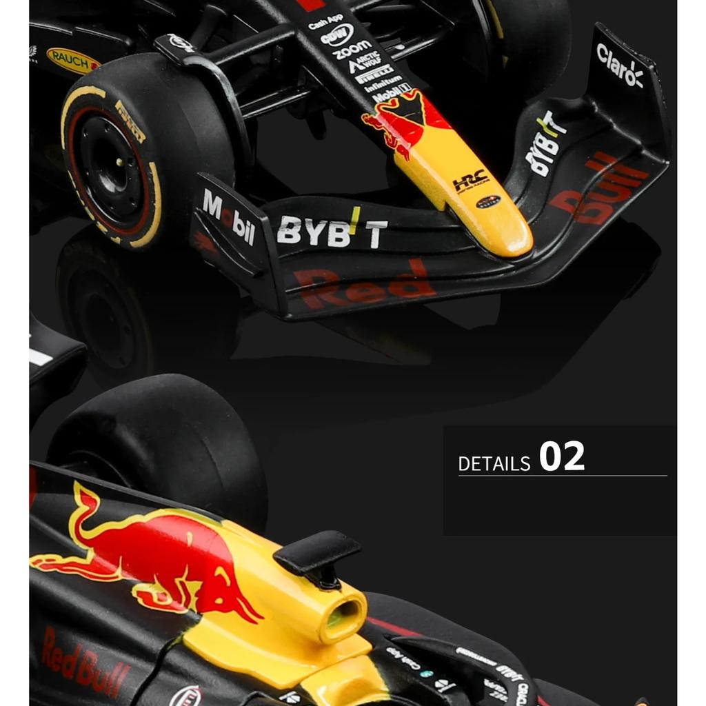 1/43 2023 Campione Red Bull RB19 #1 Verstappen Modello Auto da Corsa Formula Uno Simulazione Lega Pressofusa Modello Super Carra Regali per Bambini