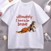 Baby Monkey Holding Plush Toy Graphic T Shirts Unisex Women Team Punch T-shirt Casual Comfortable Round Neck Short-sleeved Tees