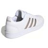 Adidas Women's Grand Court Base 'White Platinum Metallic' Women's Sneakers EE7874