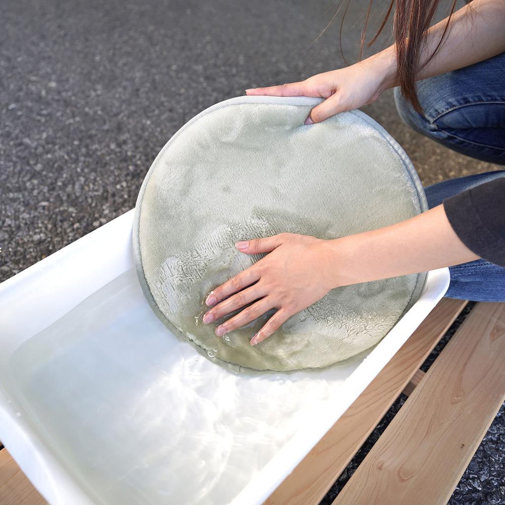 Μαξιλάρι Καρέκλας Toshishimizu Λεβάντα Στάχτης Κυκλικό 35cm Χαμηλής Ανθεκτικότητας Υψηλής Ανθεκτικότητας Φανέλα LM102 3 Στρώσεων