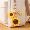 Portachiavi Vintage Design Ape Fiore Ciondolo Borsa Fibbia Bronzo Fascino Pelle Sintetica Portachiavi Borse Portafogli Chiavi Accessorio
