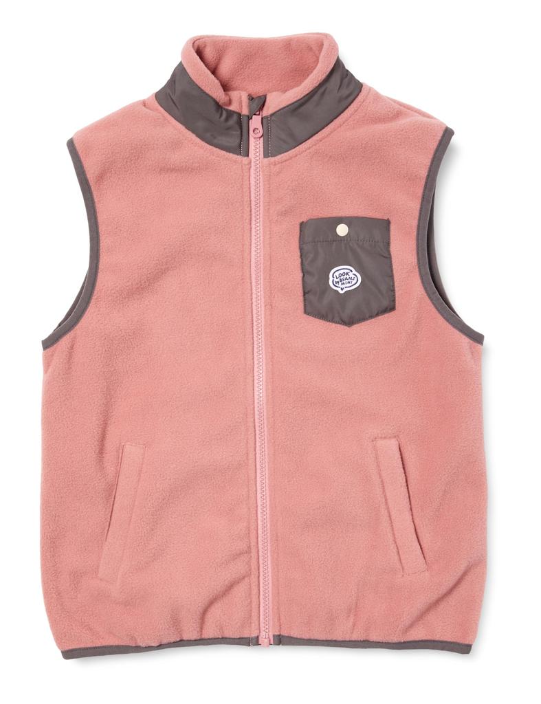 Look by Beams Mini Fleece Velikost 120 Vesta, Růžová,
