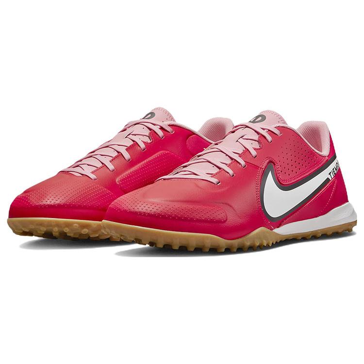 Nike Tiempo Legend 9 Academy Tf Siren Red Citron Tint Bleached Coral Summit White DA1191-618