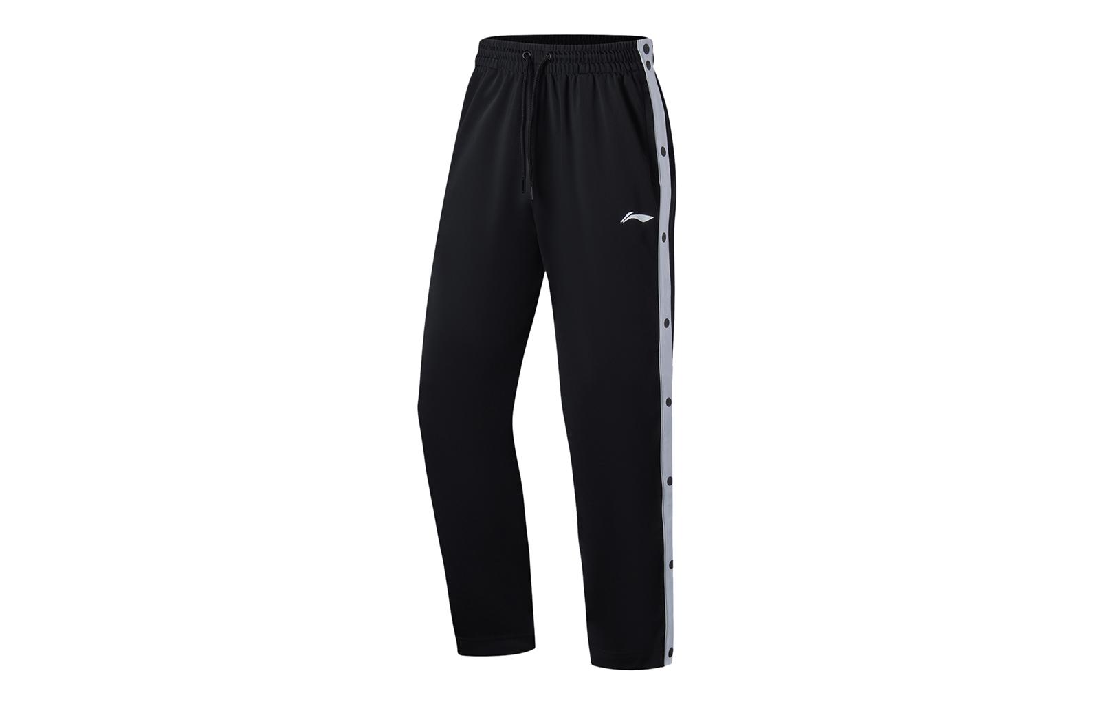 Li Ning Спортивная коллекция Баскетбольные вязаные спортивные штаны Мужские Черные AKLT067-1 XXL